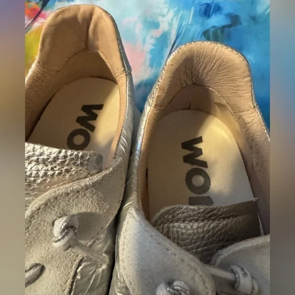 Wonders Oslo Sneaker White Blanco Silver Celestial Neutral Platform - Picture 9 of 10